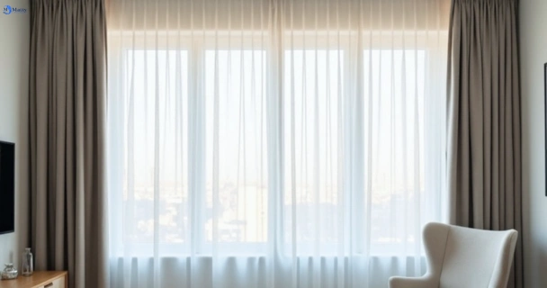 Freshly steam cleaned curtains in birrong-nsw QLD